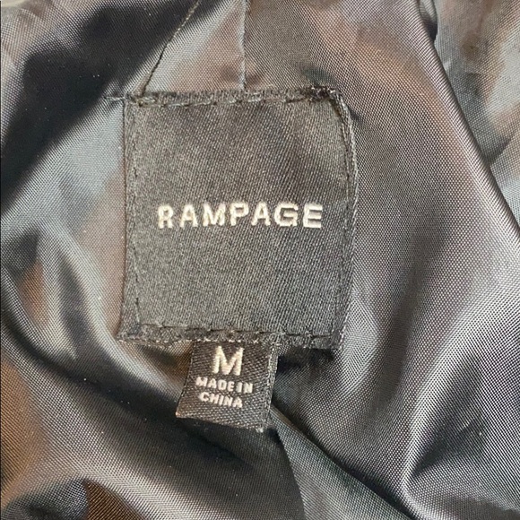 Rampage Maddy Toggle Pea Coat Houndstooth Med NWT - Picture 7 of 8